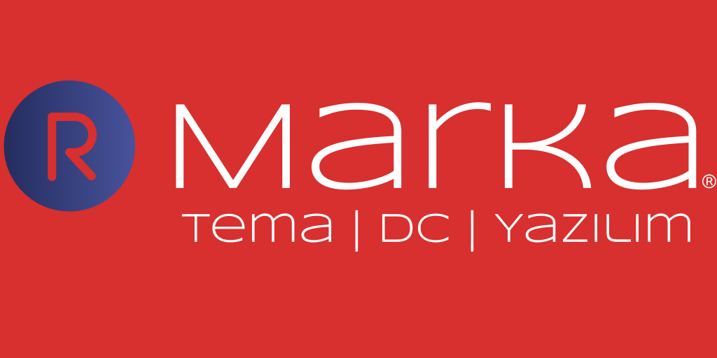 Kırmızı Zemin Beyaz Yatay Logo